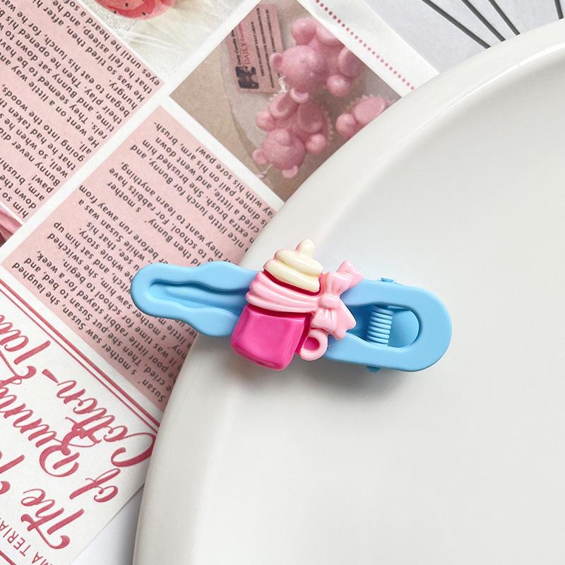 Children's Cartoon Bottle Hair Clip Korean Style Hair Accessories Cute Hairpin Side Dopamine Girl Hair Ornament
