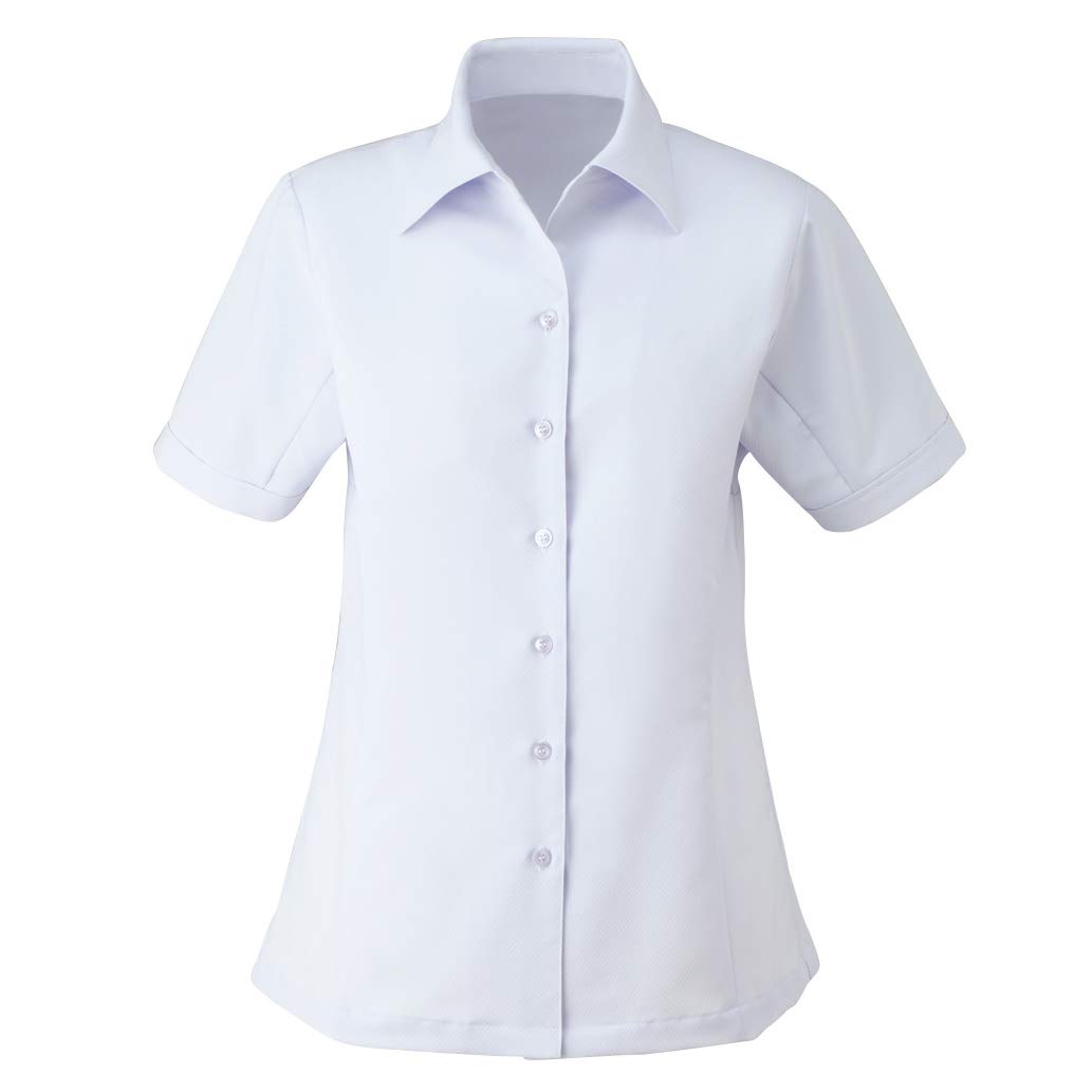 

Carsey Enjoy ESB405 Soft Stretch Short Sleeve Shirt Size 19 Blouse, Blue, синий