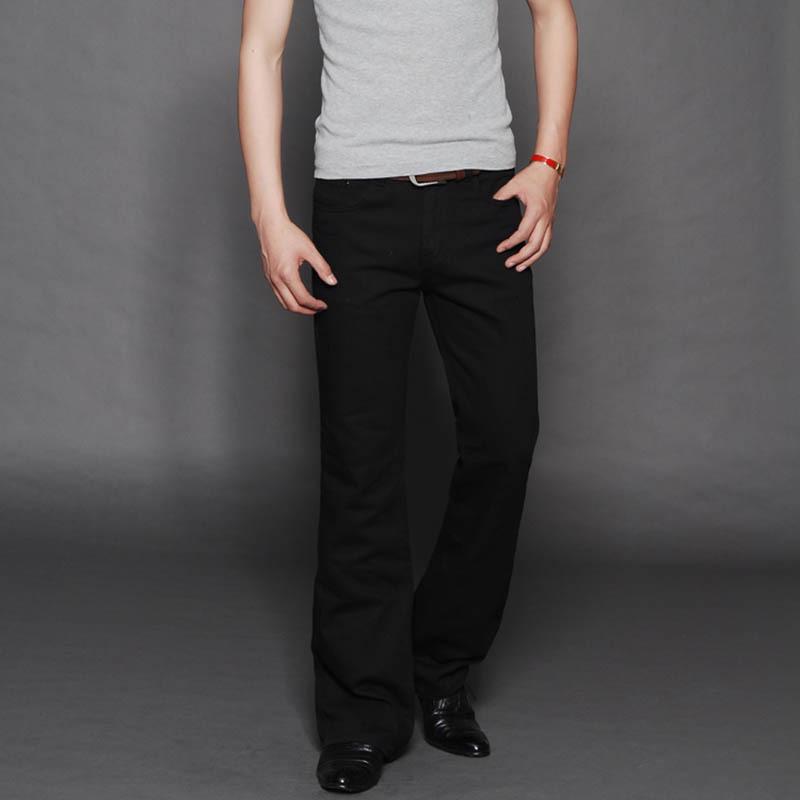 Men's Bell Bottom Wide Leg Jeans Pants