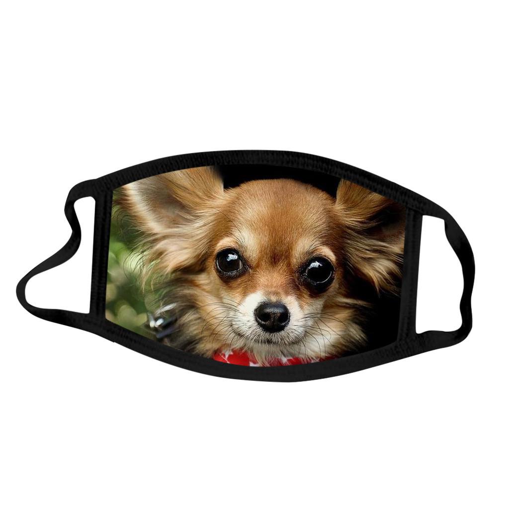 1PC Adult Printed Funny Face Outdoor Washable Breathable Cycling Mask