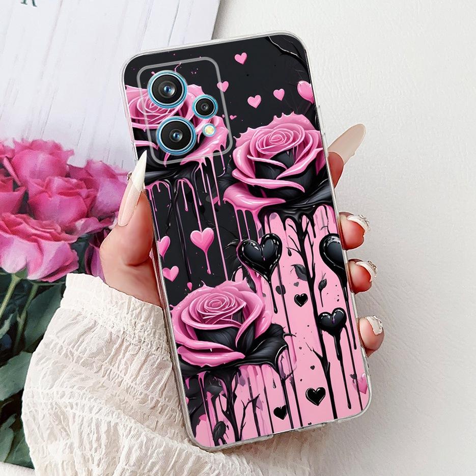 For Realme 9 Pro Plus Case RMX3392 Luxury Fashion Painted Cover Soft Slim Phone Case For Realme 9 Pro Realme9 Pro+ Fundas Bumper