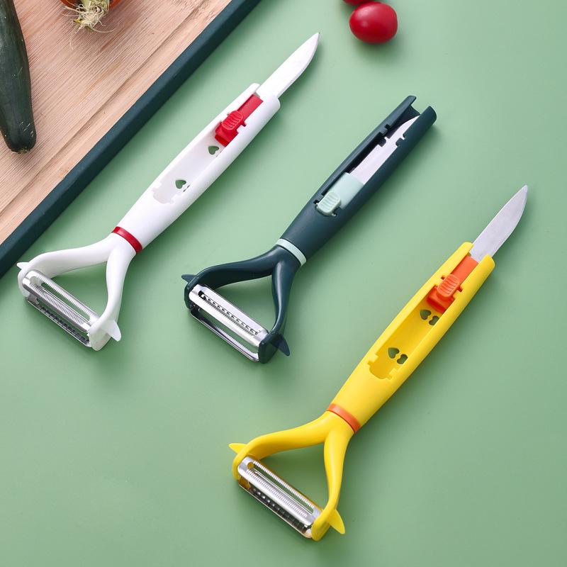 Škrabka se širokým hrdlem, ovoce na zeleninu, nerezový nůž, struhadlo na zelí, kráječ na salátové brambory, kuchyňské doplňky