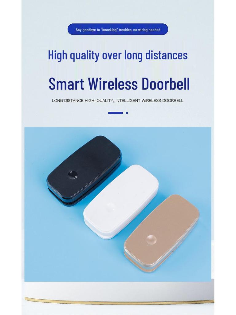 2025 Self-Powered Wireless Doorbell with Friction Power, Continuous Functionality, One-to-One Induction, and SOS Remote Control