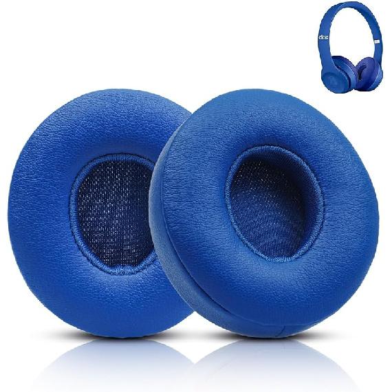 Replacement Ear pads for Beats Solo 3 Wireless Headphones & Beats Solo2 Headphones, Soft Protein Leather, Increase thickness (Turf Green)