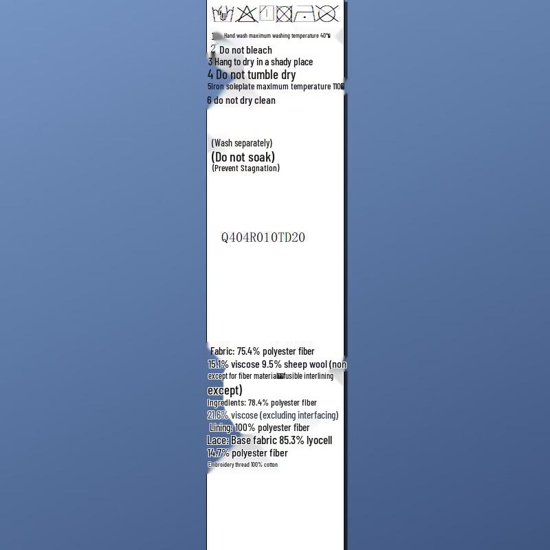 Sancai Damen Winter Kurzmantel aus Wollmischung Übergröße