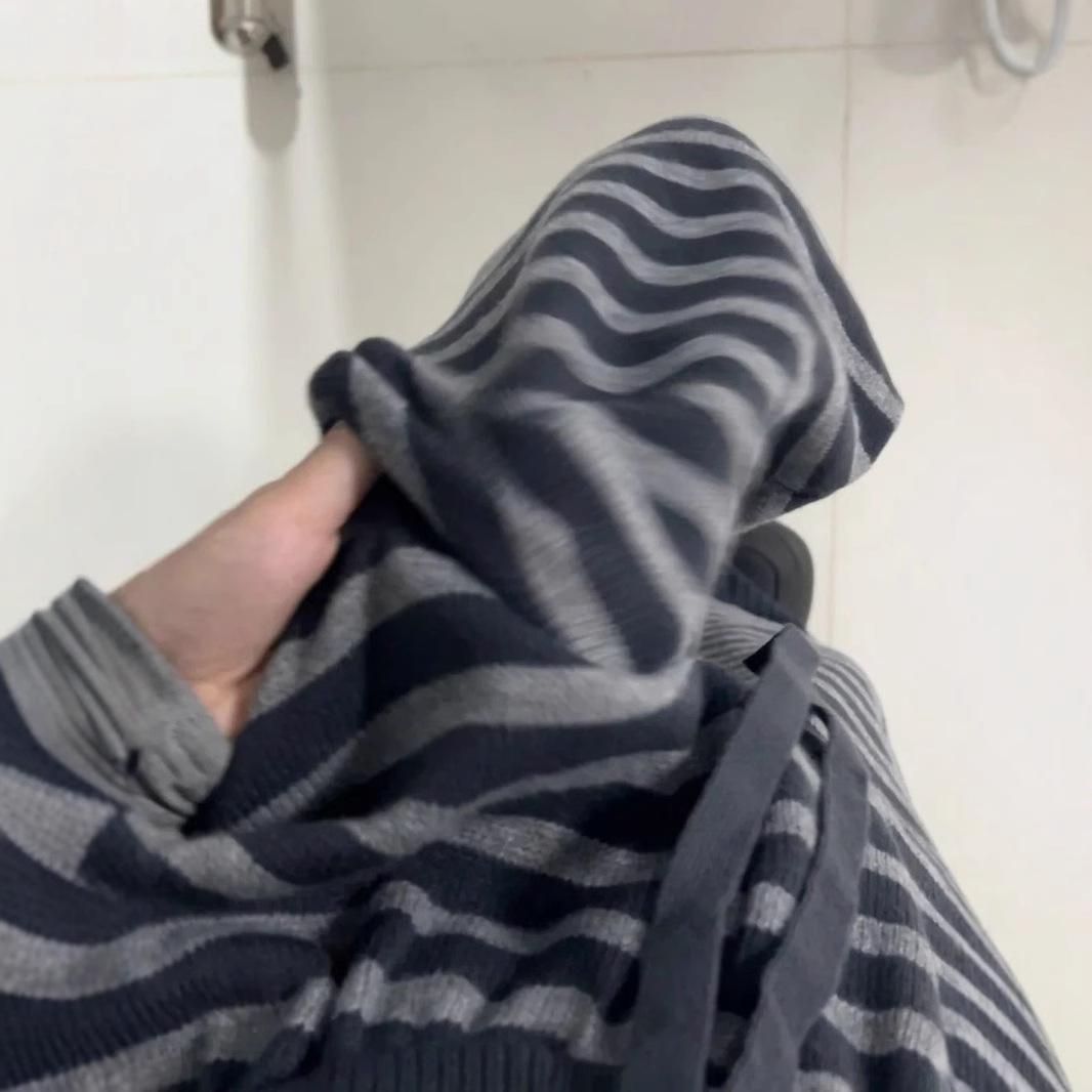 

Осень/Зима Уютный Девичий Стиль Толстые Теплые Полосатые Шерстяные Вязаные Повседневные Брюки Женский Тренд One Size