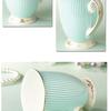 Serie a righe: Tazza in Bone China Placcata Oro – Mix & Match