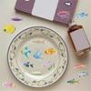 50 Sheets Fish Sticker Decorative Sticker Fish Decal Reward Sticker Sea Animal Sticker Decorative Label Sticker