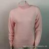Maglione in Maglia da Donna Autunno/Inverno 2024 Stile Europeo & Americano - Manica Lunga Casual, Collo Alto, Colore Unito