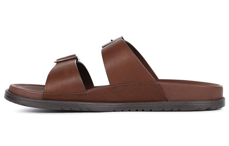 Мужские шлепанцы UGG Wainscott с пряжкой, бордовый, 1119530-CLTH 42