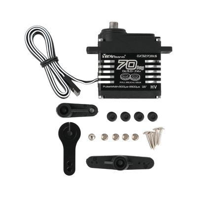 Rcmall GX3270BLS Digitální 70KG Vysoký kovový IP68 pro RC Pásový Servo, Točivý moment, 360°/270°/180°, Ozubené kolo, Vodotěsný, (180 stupňů)