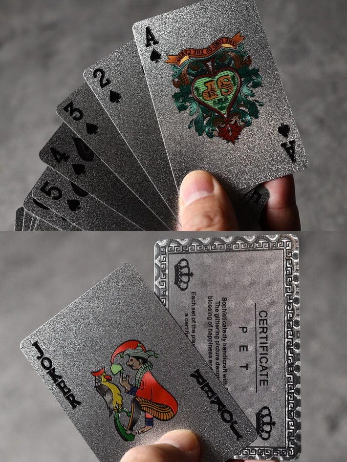 LTG Plastic Playing for Card Magic Playing Party and Magic NEK 7986849 Cards, 54-Count, Water-Repellent, Games, Cards, Supplies, Poker, Blackjack,