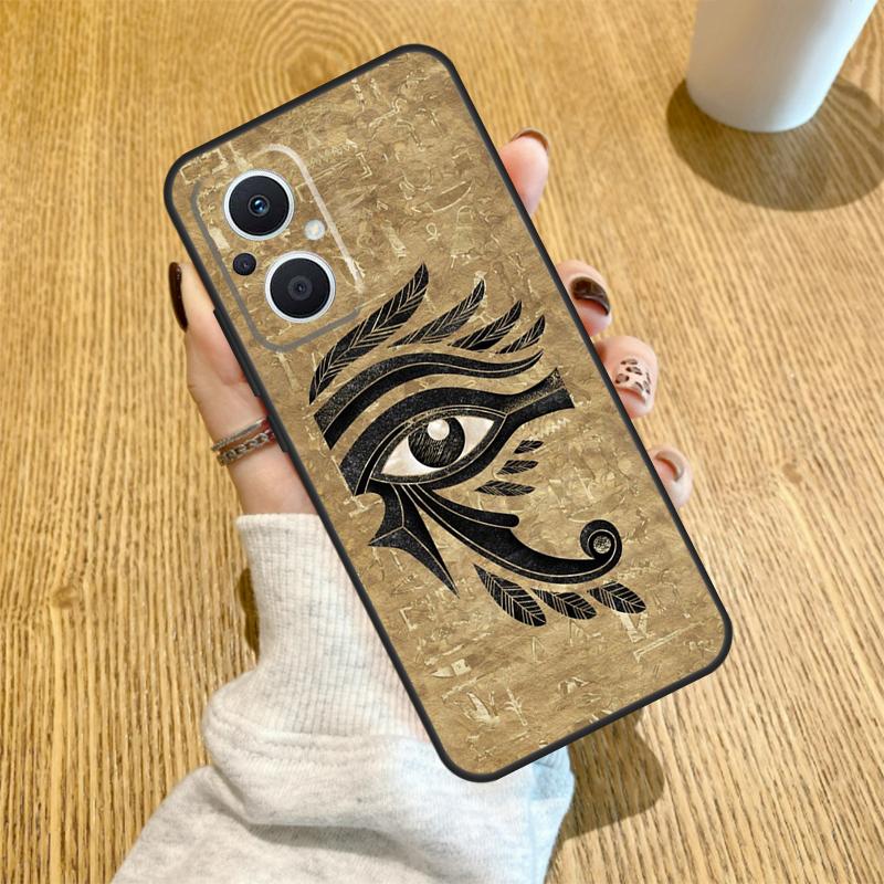 Egyptian Eye of Horus Art Funda For OPPO Reno 13 F 14F 12F 11F 8T 7 8 Lite 10 11 12 14 OPPO Find X5 X6 X8 X9 Pro Case