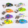 1pcs Mini Frog Soft Bait 60mm 5.5g Double Hide Hook Fishing Lure Bionics Sequin Frog Bait Artificial Lifelike Thunder Frog Lure