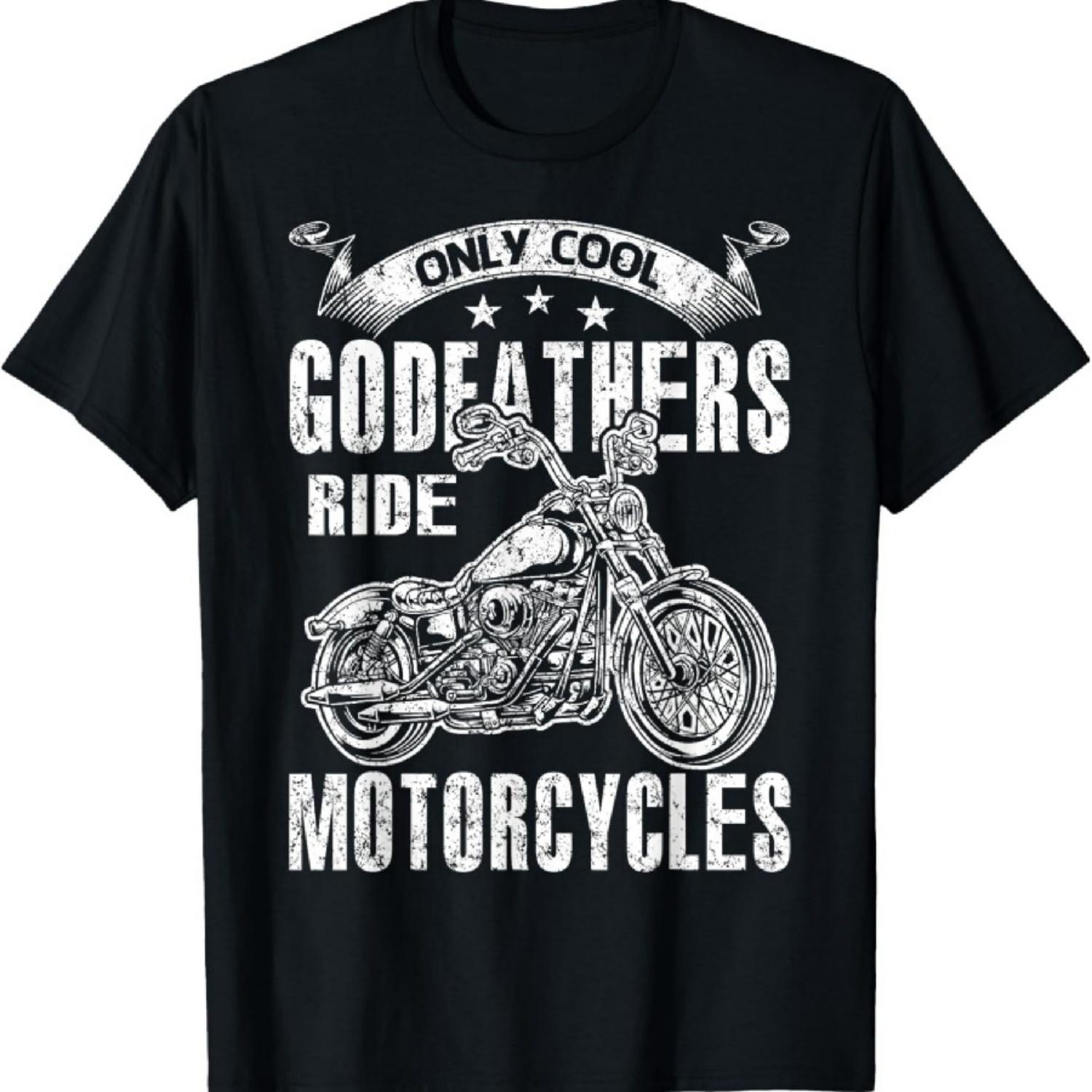 Only Cool Godfathers Rides Motorcycles T-Shirt XXXXXL разноцветный