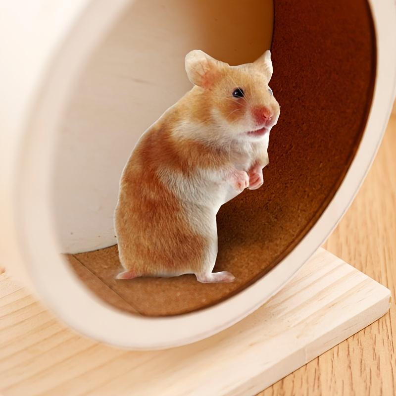 Hamster Wooden Wheel Spinner Hamster Running Wheels Prevent Depression Toys for Small Pets Small Animal Exercise Accessories