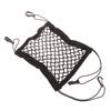 1PC Luggage Net Motorcycle Cargo Net High Elastic Double Layer Motorcycle Net For Helmet Storage Bungee Cargo With Hooks