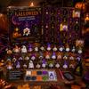 Scatola Conto alla Rovescia per Rituale di Halloween Calendario dell'Avvento Gnomo, Arte Creativa con Diamanti Finti Fai-da-te per Natale Idea Regalo Festivo Kit Creativo, Ornamenti da Appendere Fatti a Mano