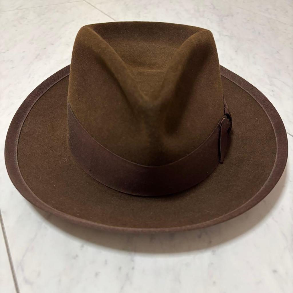 Used FinalSTETSON WHIPPET folded hat 7 1/4