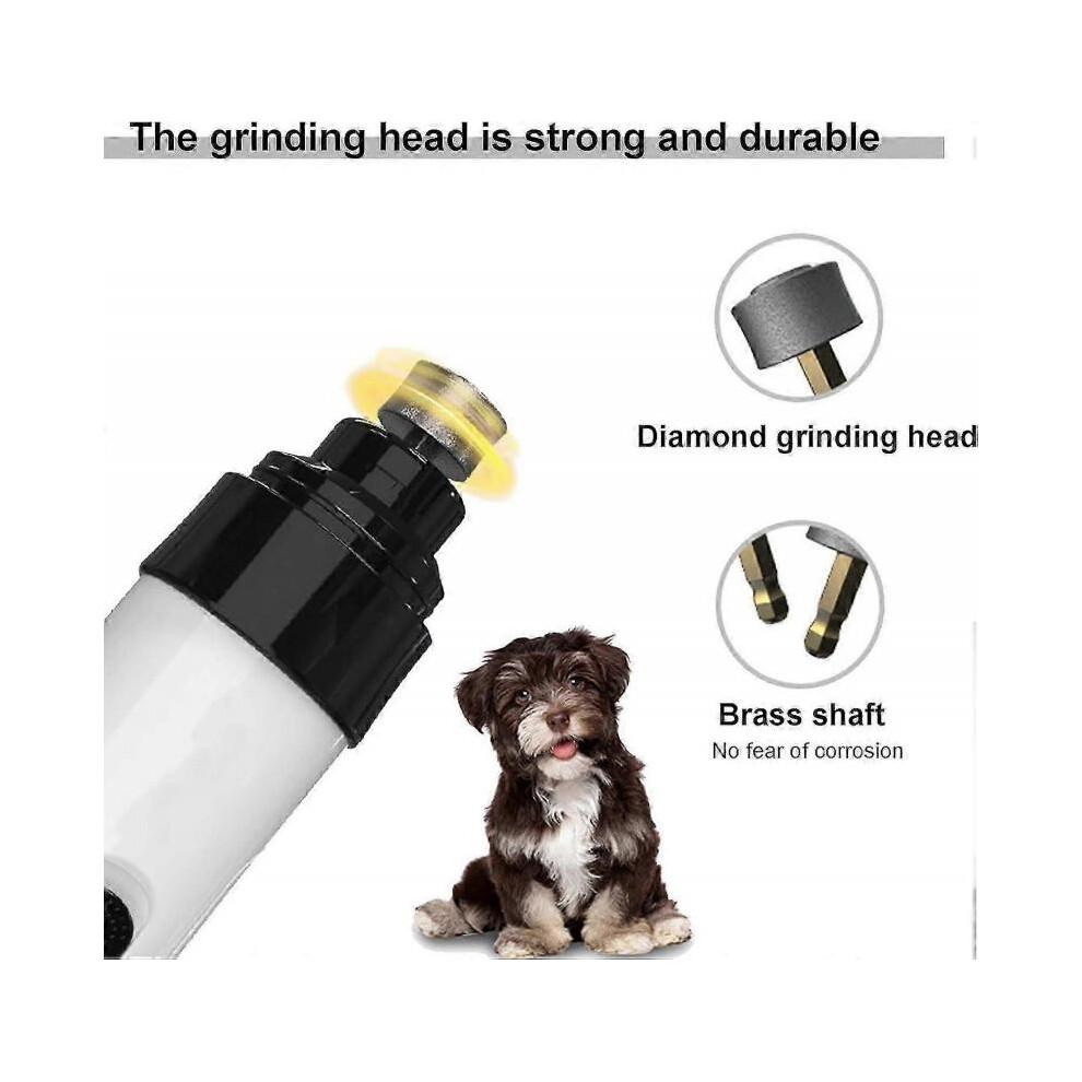 Heusom Silent Nail Grinder - USB Rechargeable with 3 Ports & Dual Speed