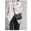 Women's First Layer Cowhide Messenger Bag New Leather Women's Bag Shoulder Bag Niche Design Commuter Bag