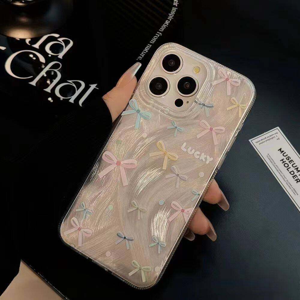 Colorful Bow Cute Butterfly Phone Case for Samsung Galaxy A17 A07 A56 A36 A26 A73 A72 A55 A54 A53 A23 A14 A13 4G 5G Back Cover