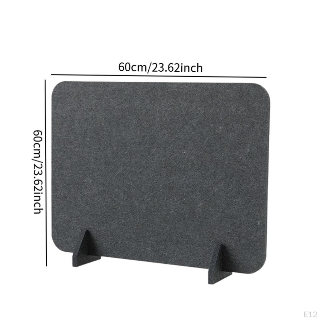 Acoustic Desk Divider with Support Feet Freestanding,Soundproof,Furniture Partition,Desk Privacy