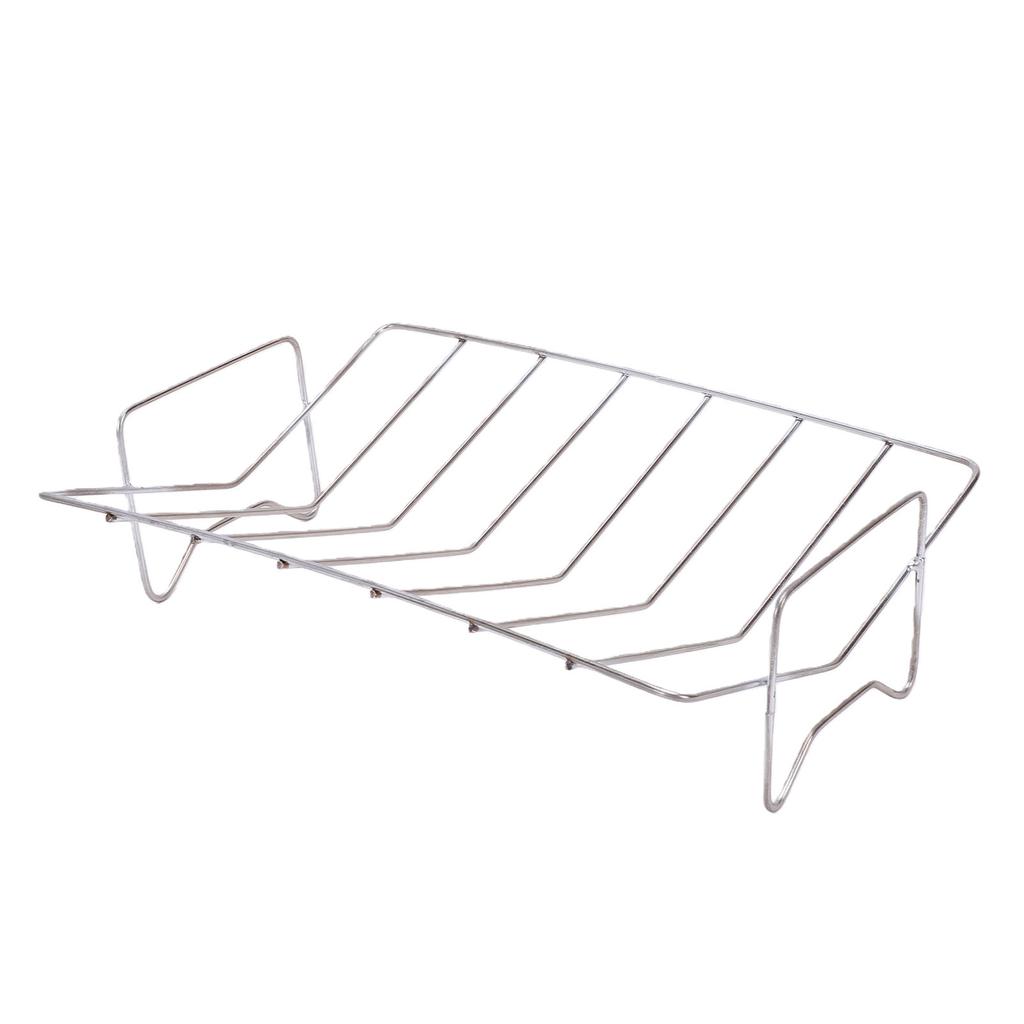 Turkey Roasting Rack V Shaped Rack for Grilling Stainless Steel BBQ Rib Rack for Smoking Grill Accessory