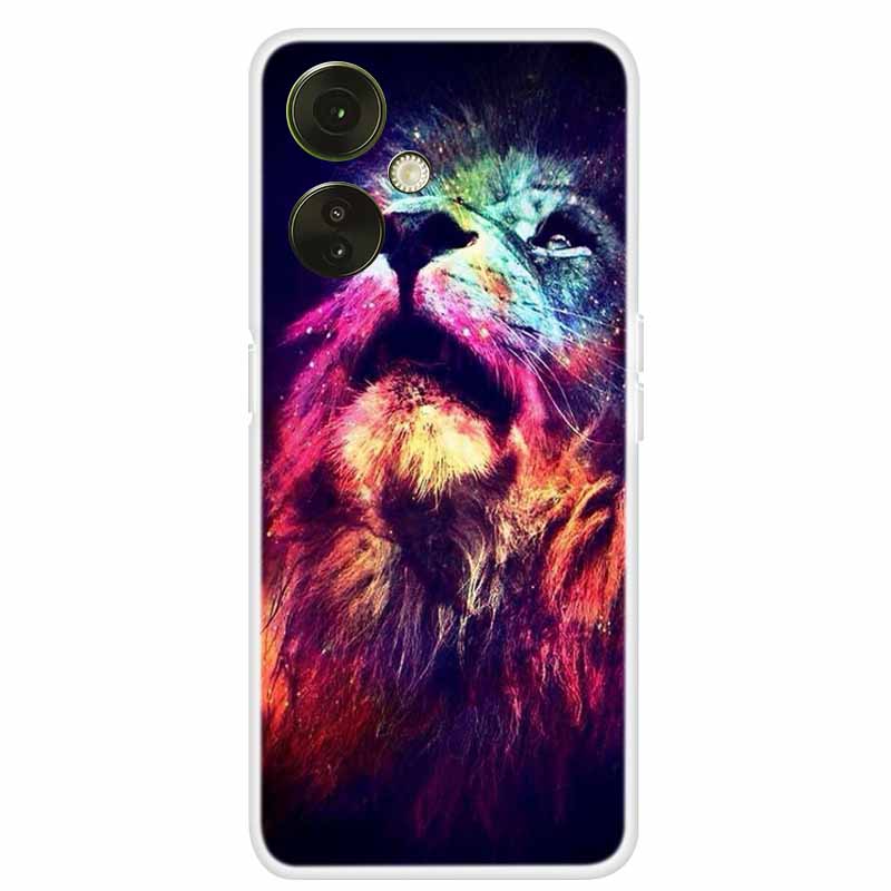For OnePlus Nord CE 3 Lite 5G Case Clear Lovely Cats TPU Soft Silicone Phone Cover For One Plus Nord CE3 Lite 5G Bag Transparent