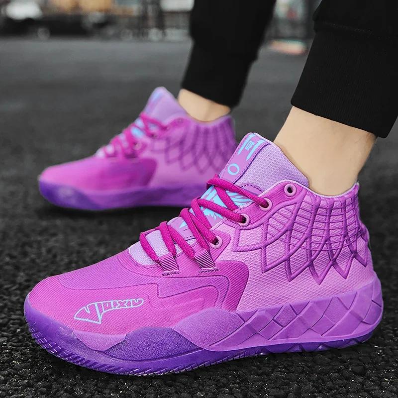 Hot Selling Men Basketball Shoes Warm Comfort Cushioned Professional Tennis Training Shoes Anti Slip and Wear-resistant Sneakers