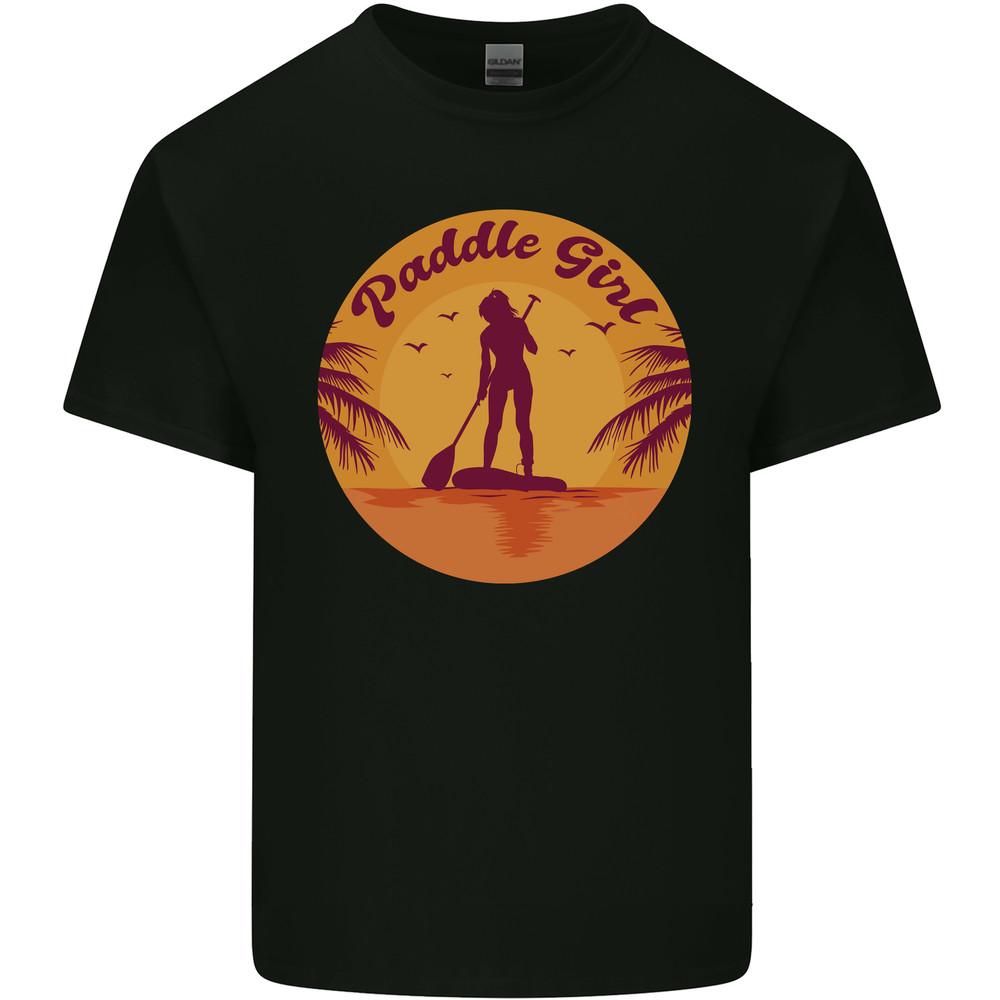 Paddleboarding Girl Mens Light Cotton T-Shirt Unisex T-Shirt S