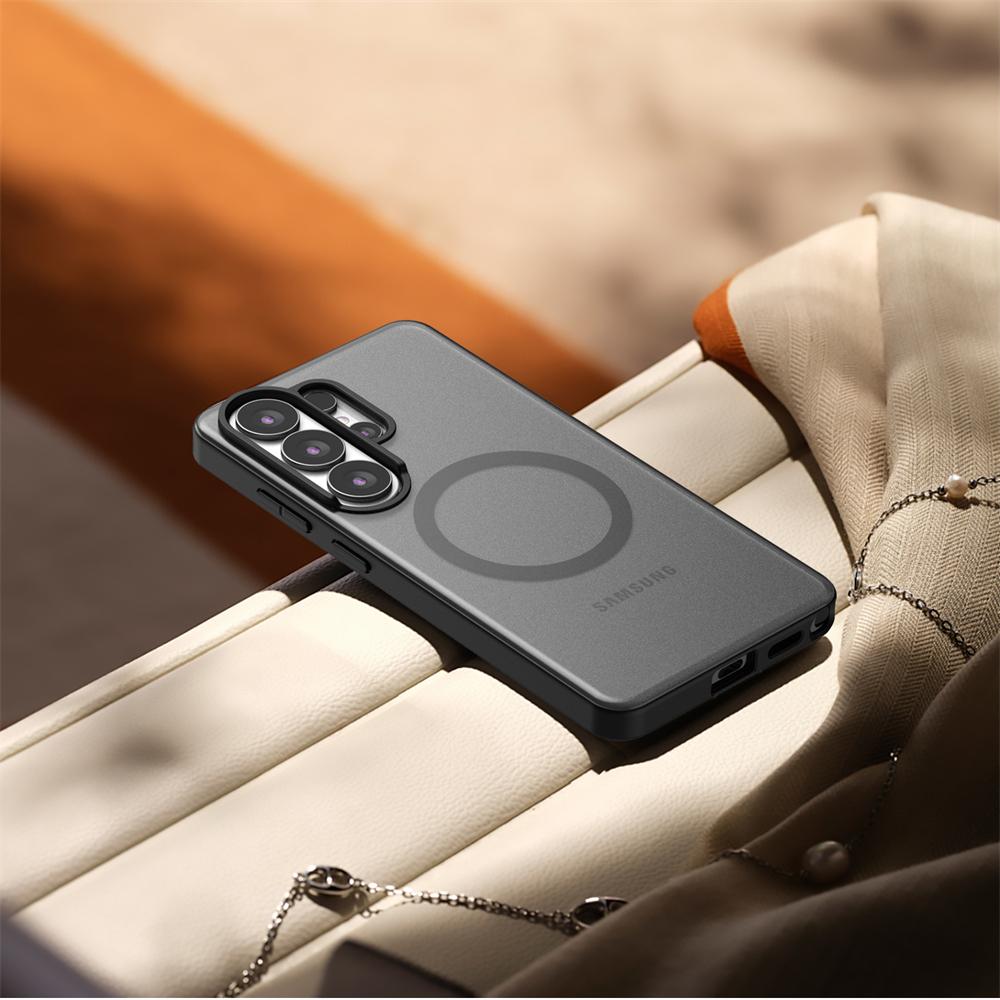 For Samsung Galaxy S26 Ultra S26 Plus For Magsafe Matte Translucent Phone Case Magnetic Wireless Charging Shockproof Clear Cover