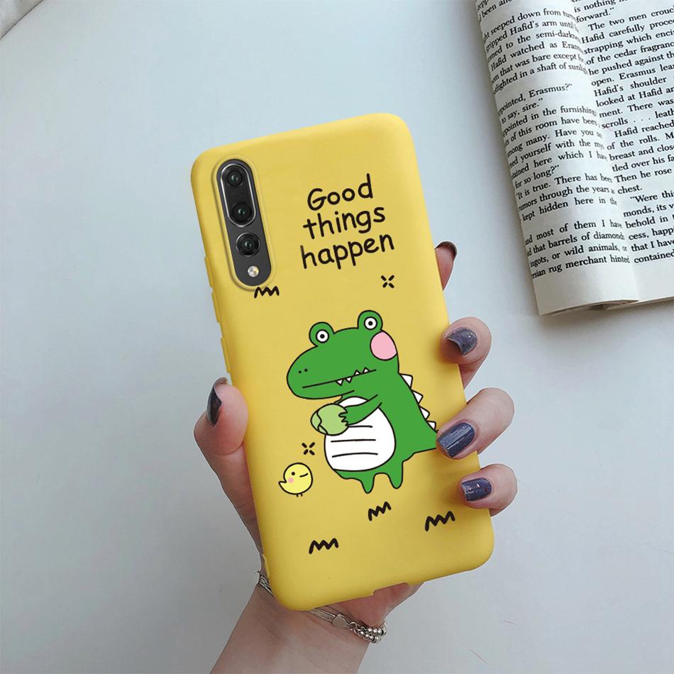 

For Huawei P20 Pro Case Matte Cover Cute Cat Cartoon Flower Soft Silicone Phone Cases For Huawei P20 Pro P 20 20Pro P20Pro Case Huawei P20Pro