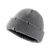 Warm Keeping Short Knit Beanie Acrylic Men Women Knitted Hat Fashion No Brim Warm Hat  Daily