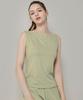 BYC Natural Cooling Boat Neck Sleeveless Top
