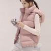 Removable Hat Autumn and Winter Women's Cotton Vest Short Thin Down Cotton Vest Jacket Tide