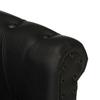 Armchair In Black Genuine Goat Leather