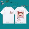 Hand-painted Style Crayon Shin-chan Parent-child Short-sleeved T-shirt Unique Niche Parent-child Style Round Neck Casual T-shirt