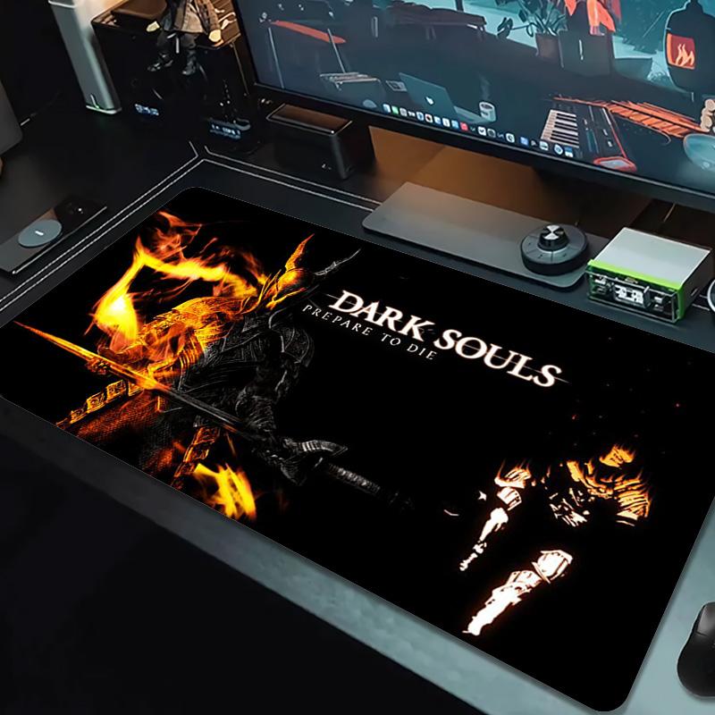 DARK SOULS Color Mouse Pad Large Gaming Table Cushion Non-slip Laptop Tablet Big Mousepad XXL Mat Mini PC Playmat With Lock edge