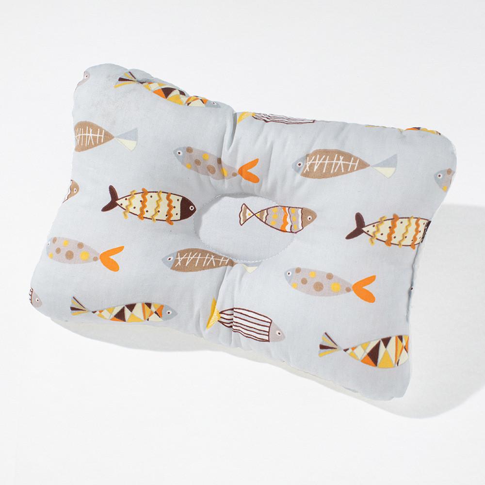 Crib Baby Newborn Pillows Premium Soft Infant Prevent Flat Head Shaping Dimple
