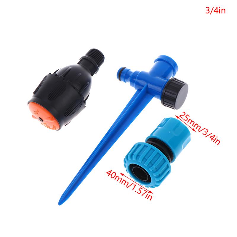 360 Degree Garden Watering Nozzle Automatic Rotating Sprinkler  For Gardening Lawns And Outdoor Plant Watering Vegetables Device