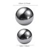1/2 pcs Round Whiskey Stones Ball Shape Reusable Stainless Steel Ice Cubes Golf Ball Whiskey Stones Ball Metal Ice Ball Gift Set