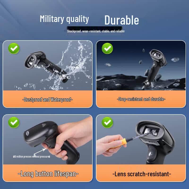 Keran KW13 Wireless Barcode Scanner CN plug (adapter included)