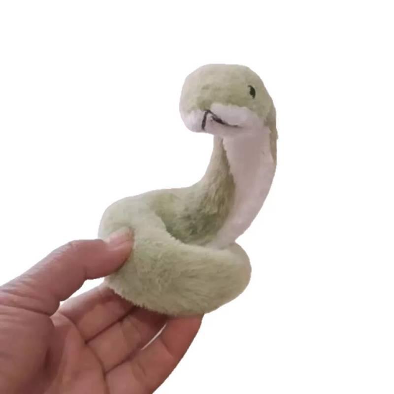 Cute Snake Plush Toy Keychain With Soft Short Plush For Bag Decor And Gift