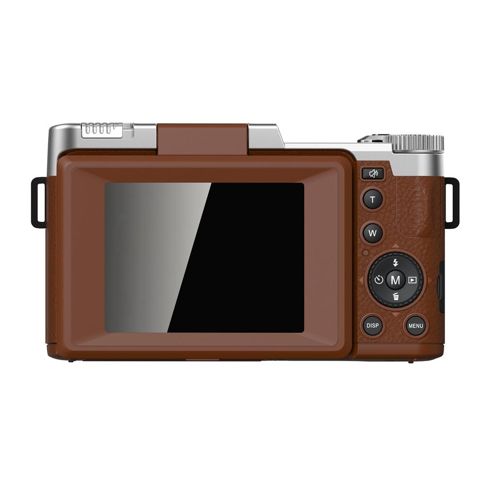 4K Digital Camera 48MP Resolution 18X Zoom Compact Travel Size for Selfie and Video Recording