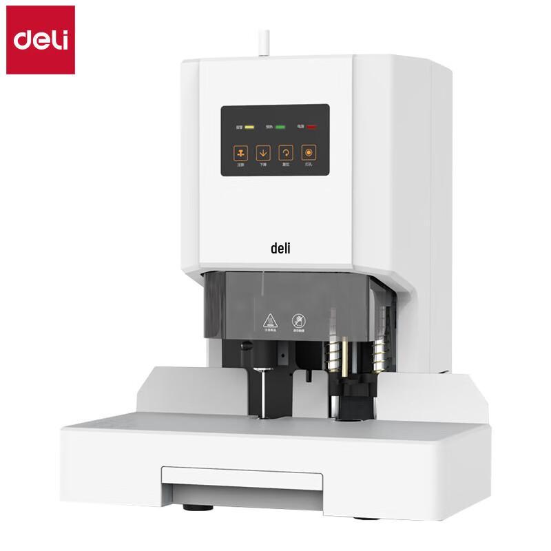 Deli Semi-Automatic Financial Document Binding Machine