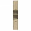 4 piece Bathroom Furniture Set in Sonoma Oak Particleboard