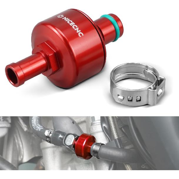 

NICECNC Motorcycle Quick Connect Fuel Filtrar Aluminum Compatible with KTM 150 EXC TPI 2020-2023 250 300 EXC TPI 2018-2023 250 300 EXC SIX Days TPI красный