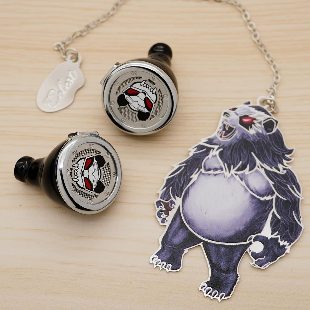 HiFiGo Kinera Celest Pandamon 10mm Square Planar Driver 2nd Generation SPD IEMs Celest In-Ear Monitors, (Kinera Pandamon)