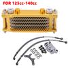 Motorcycle Oil Cooling Cooler Radiator Oil Cooler Set For 50 70 90 110 125 140cc Dirt Bike Monkey Bike DAX Pocket Bike ATV Motor